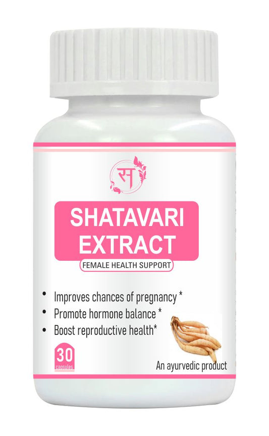 Himalayan Organic  Herbs Shatavari Extract Capsule , Promotes lactation, Harmonal imbalance, 30 Count