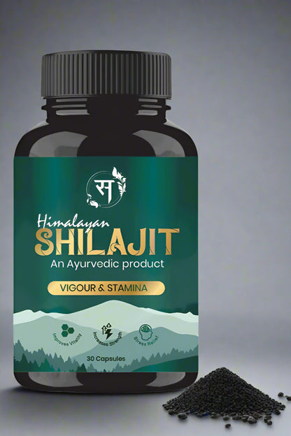 Pure Himalayan Shilajit Extract Capsules | 30 capsules